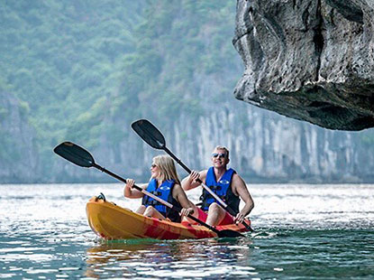 Kayaking Activities In Lan Ha Bay