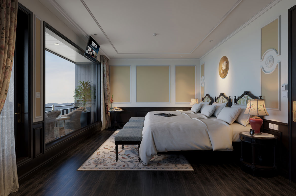 Junior Family/Triple Suite Full Ocean View With Private Balcony 1st Floor
